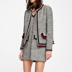 ZARA TWEED SET. Dress and blazer